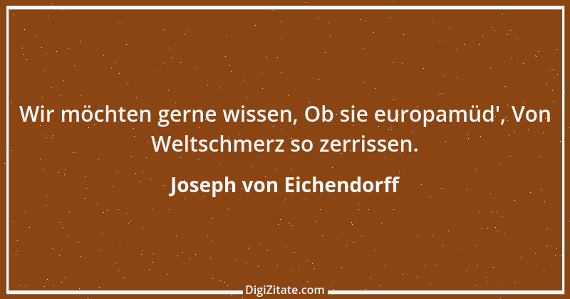 Zitat von Joseph von Eichendorff 81