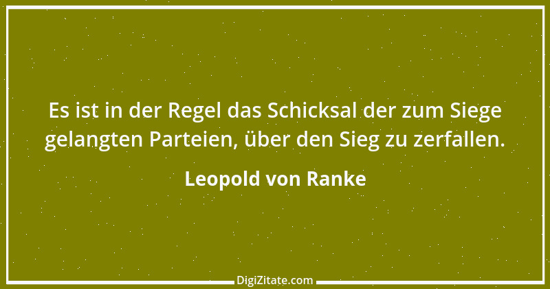 Zitat von Leopold von Ranke 30