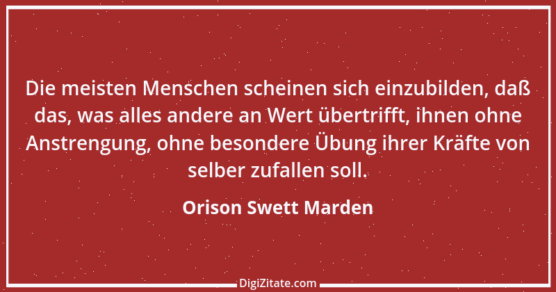 Zitat von Orison Swett Marden 28