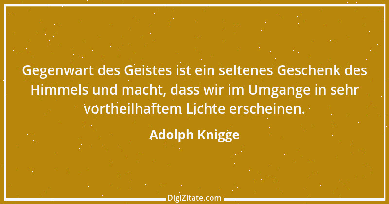 Zitat von Adolph Knigge 44