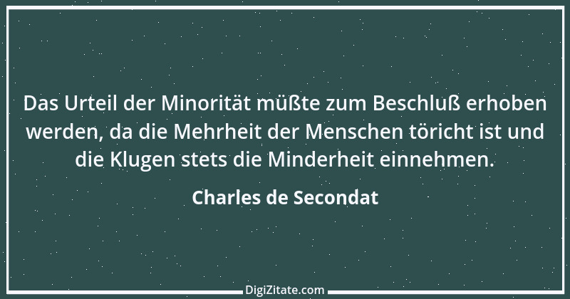 Zitat von Charles de Secondat 182