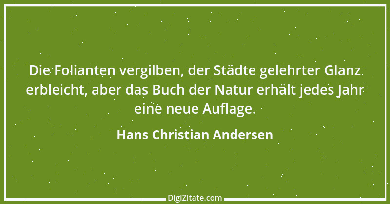 Zitat von Hans Christian Andersen 7