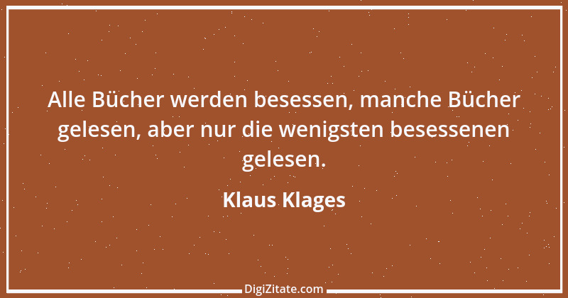 Zitat von Klaus Klages 239