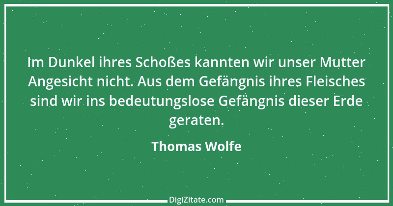 Zitat von Thomas Wolfe 3