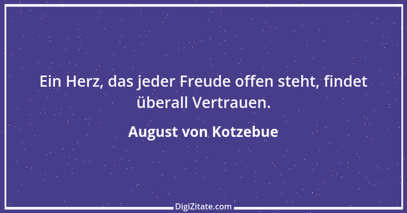 Zitat von August von Kotzebue 44