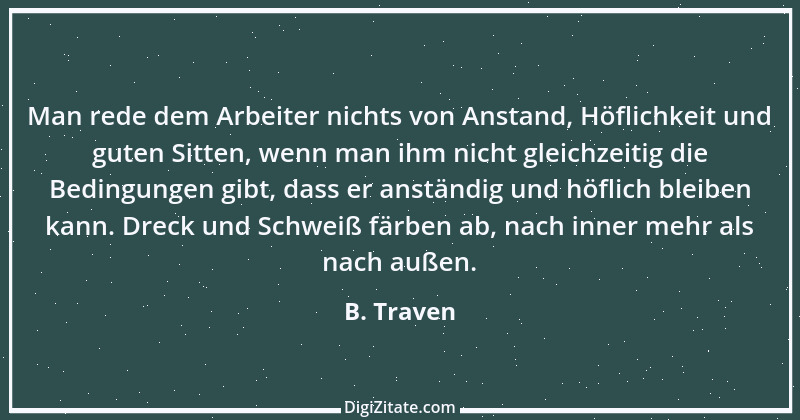 Zitat von B. Traven 85