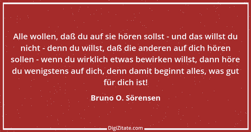 Zitat von Bruno O. Sörensen 5