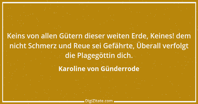 Zitat von Karoline von Günderrode 6