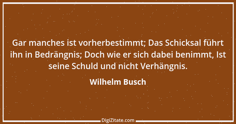 Zitat von Wilhelm Busch 540