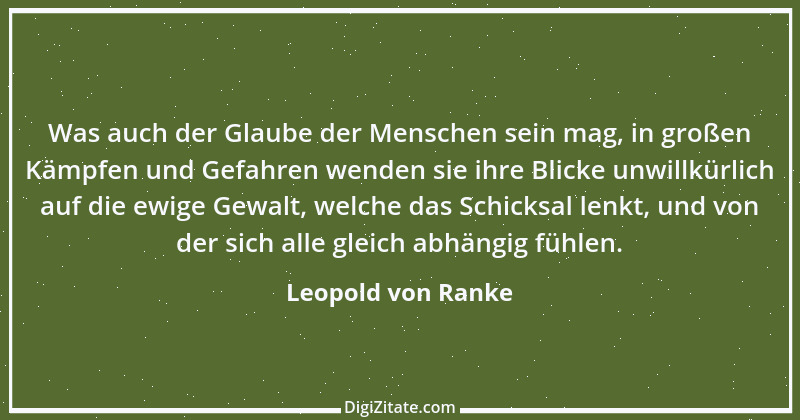 Zitat von Leopold von Ranke 33