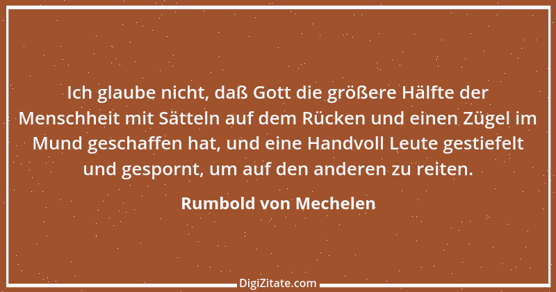 Zitat von Rumbold von Mechelen 1