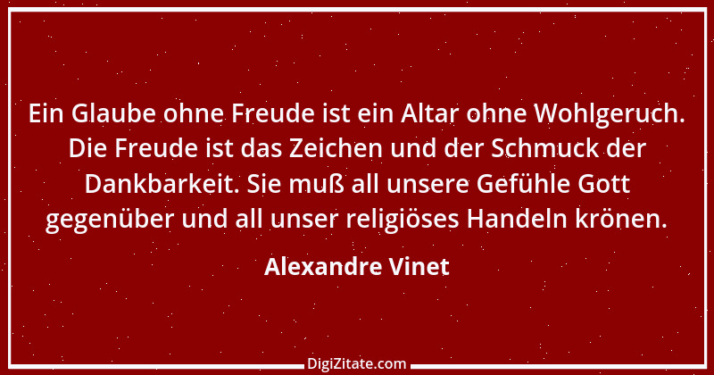 Zitat von Alexandre Vinet 15