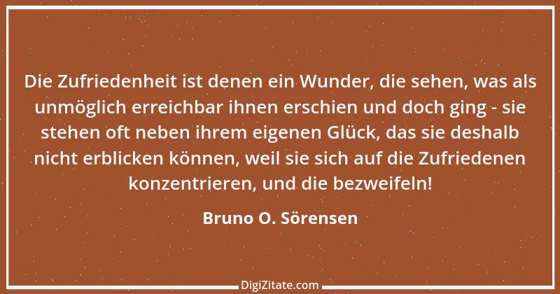 Zitat von Bruno O. Sörensen 7