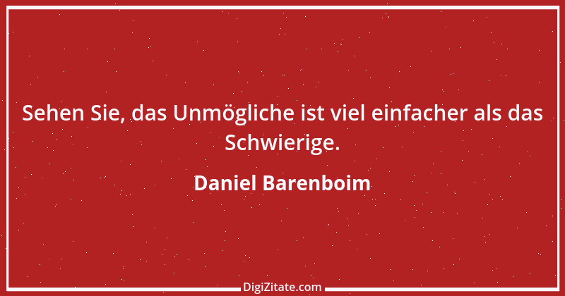 Zitat von Daniel Barenboim 1