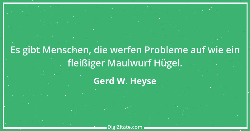 Zitat von Gerd W. Heyse 98