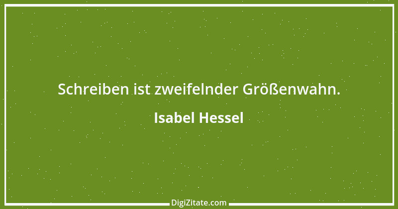 Zitat von Isabel Hessel 8