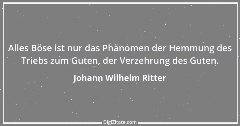 Zitat von Johann Wilhelm Ritter 2