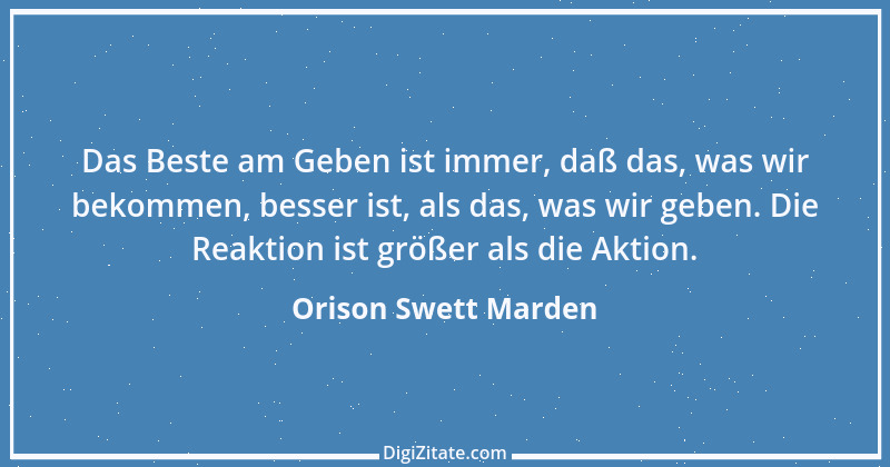 Zitat von Orison Swett Marden 32