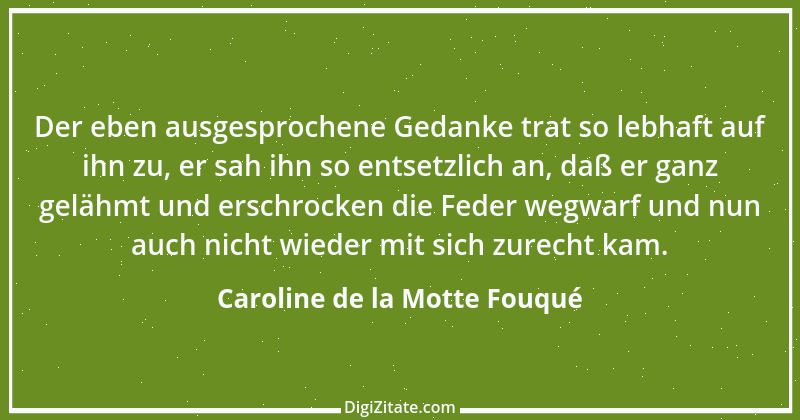 Zitat von Caroline de la Motte Fouqué 2