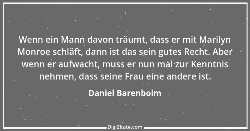 Zitat von Daniel Barenboim 2