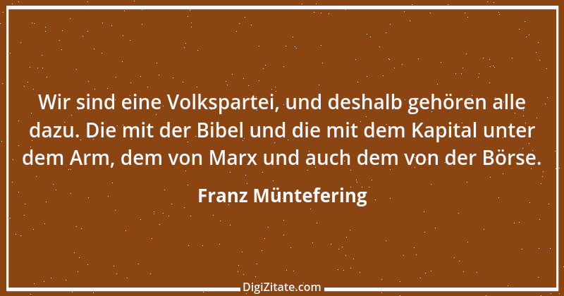 Zitat von Franz Müntefering 15