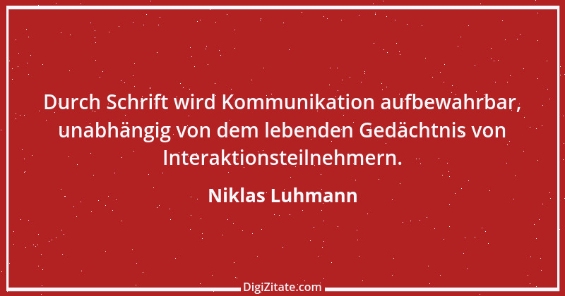 Zitat von Niklas Luhmann 7