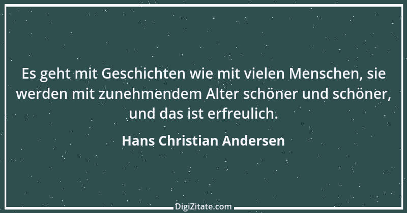 Zitat von Hans Christian Andersen 12