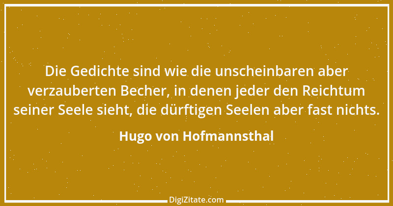 Zitat von Hugo von Hofmannsthal 131