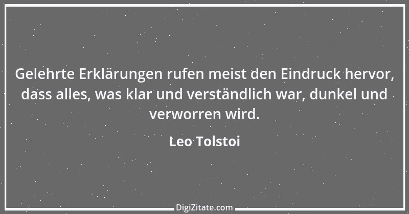 Zitat von Leo Tolstoi 101