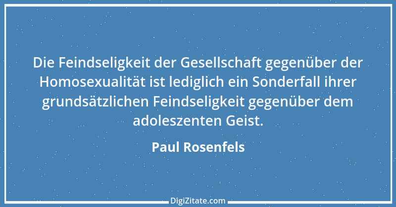 Zitat von Paul Rosenfels 2