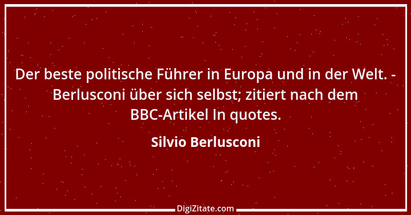 Zitat von Silvio Berlusconi 30