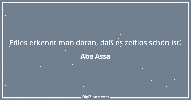 Zitat von Aba Assa 60