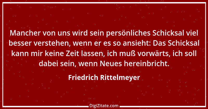 Zitat von Friedrich Rittelmeyer 16