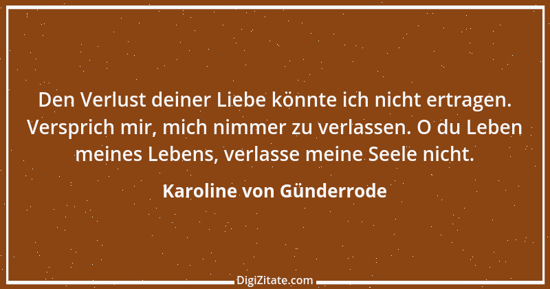 Zitat von Karoline von Günderrode 11