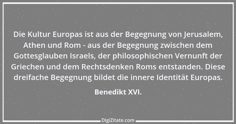 Zitat von Benedikt XVI. 22