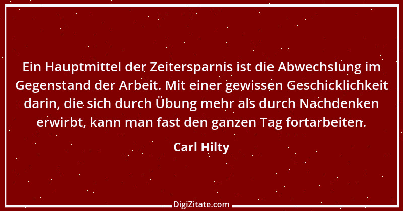 Zitat von Carl Hilty 176