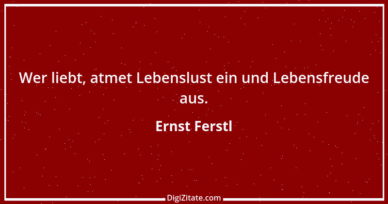 Zitat von Ernst Ferstl 1435