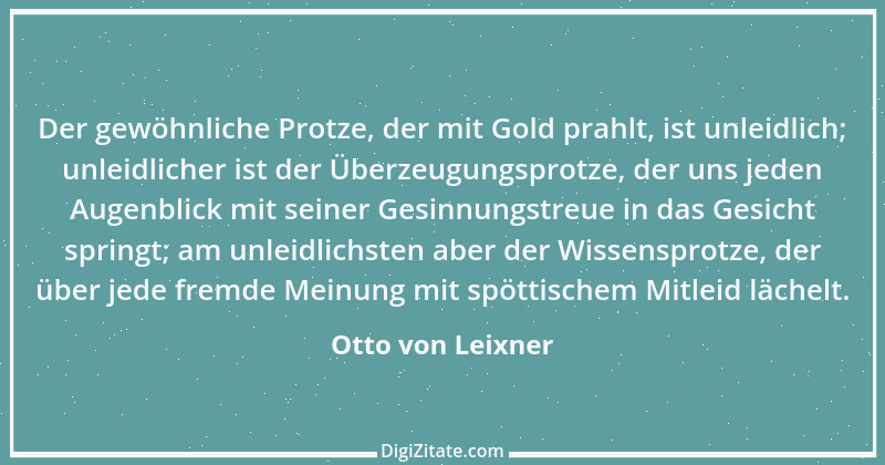 Zitat von Otto von Leixner 293