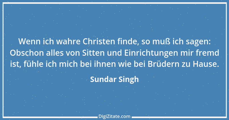 Zitat von Sundar Singh 1