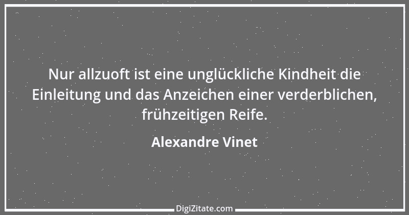 Zitat von Alexandre Vinet 20