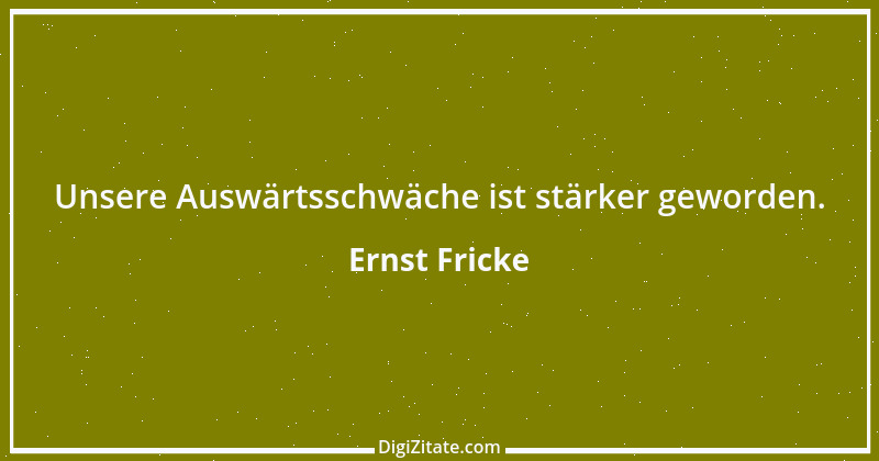 Zitat von Ernst Fricke 1