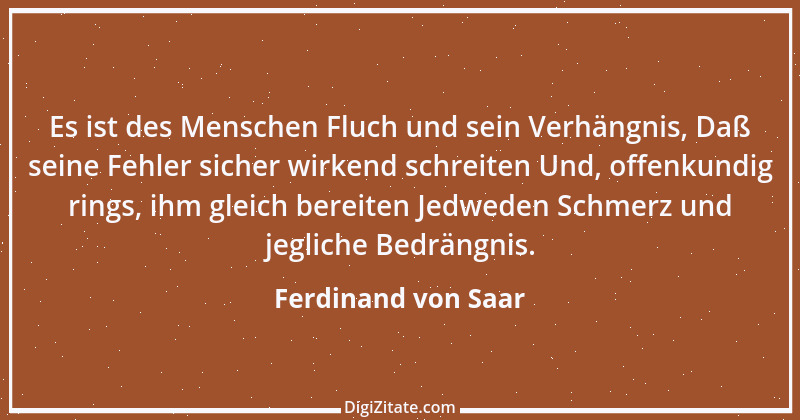 Zitat von Ferdinand von Saar 17