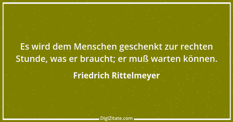 Zitat von Friedrich Rittelmeyer 18