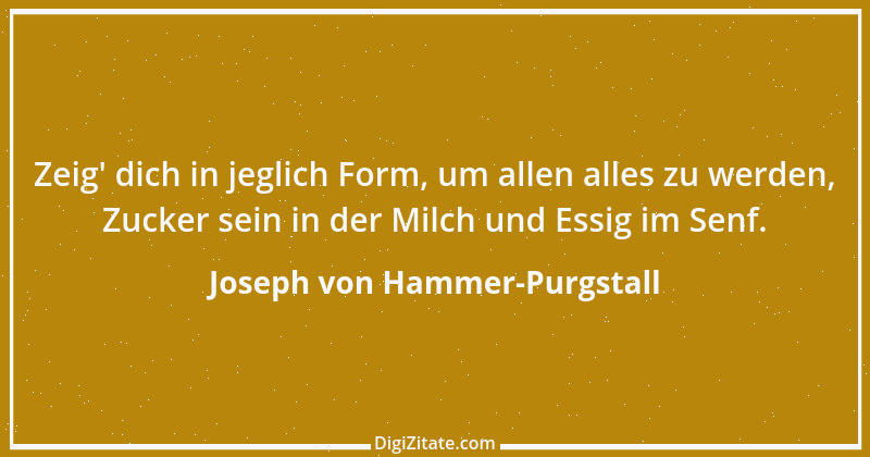 Zitat von Joseph von Hammer-Purgstall 2