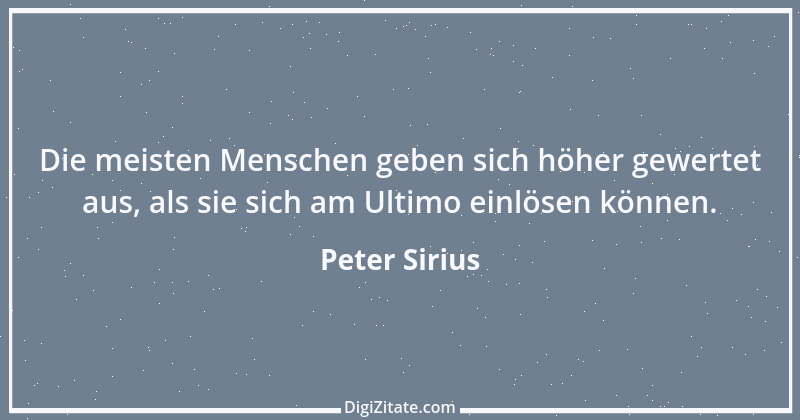 Zitat von Peter Sirius 395