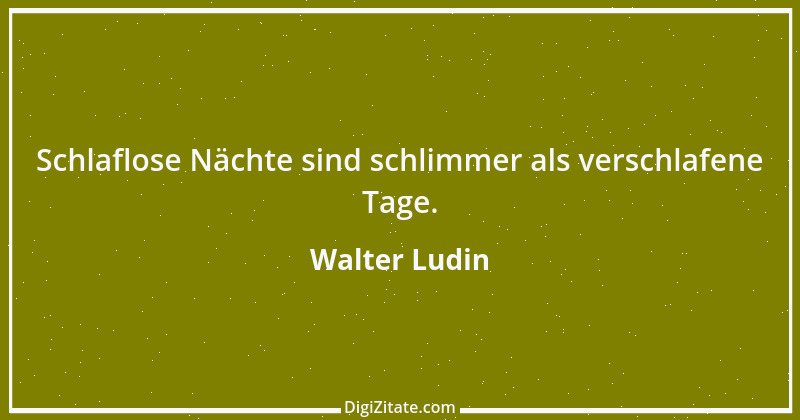 Zitat von Walter Ludin 497