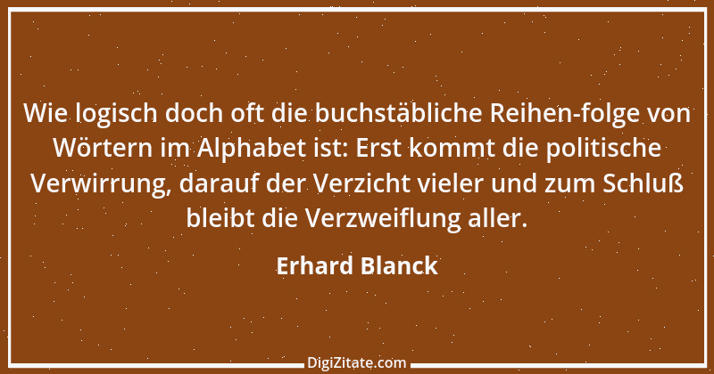 Zitat von Erhard Blanck 1308