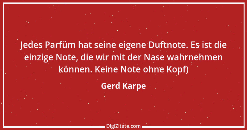 Zitat von Gerd Karpe 3