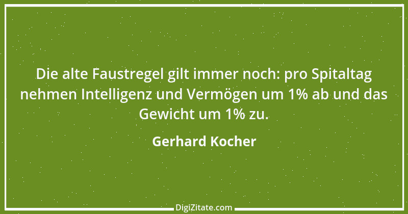 Zitat von Gerhard Kocher 262