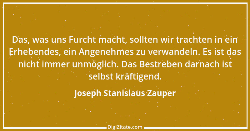 Zitat von Joseph Stanislaus Zauper 76